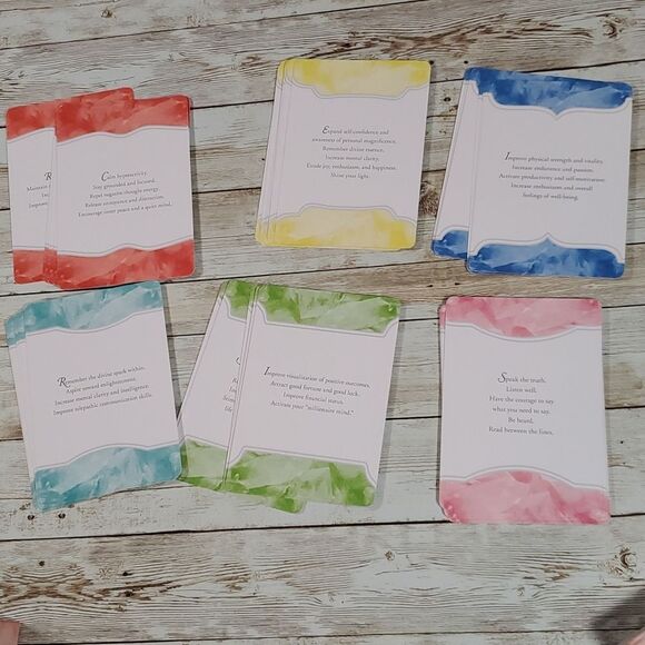 Crystal Intention Oracle Deck Card‎ Kinda Like Tarot Cards - Picture 5 of 5